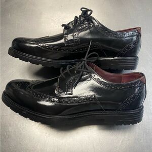 Ted Baker Men's Bisaan Derby Black Leather Casual Shoes Sz 11.5